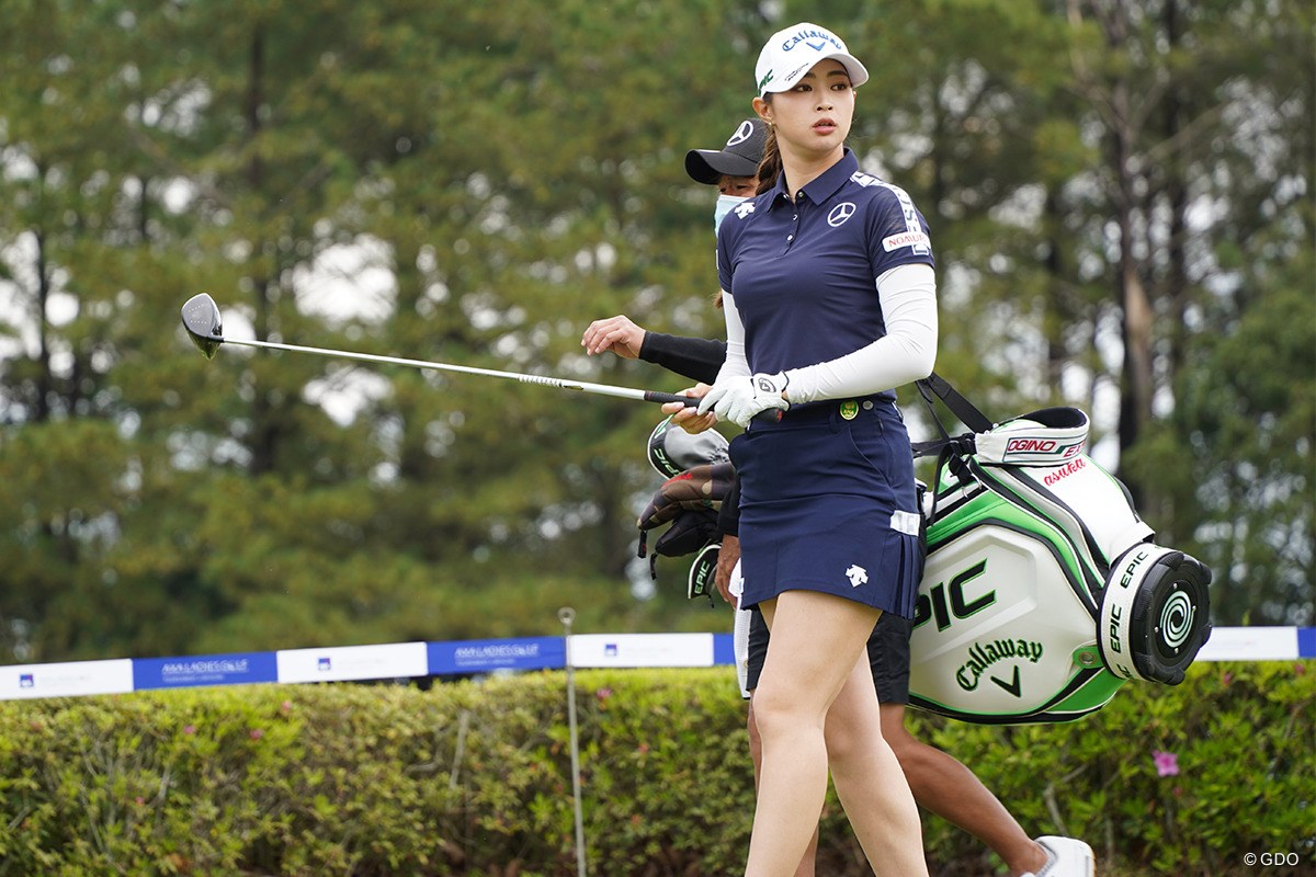 2021年 アクサレディスゴルフトーナメント in MIYAZAKI 事前 柏原明日架