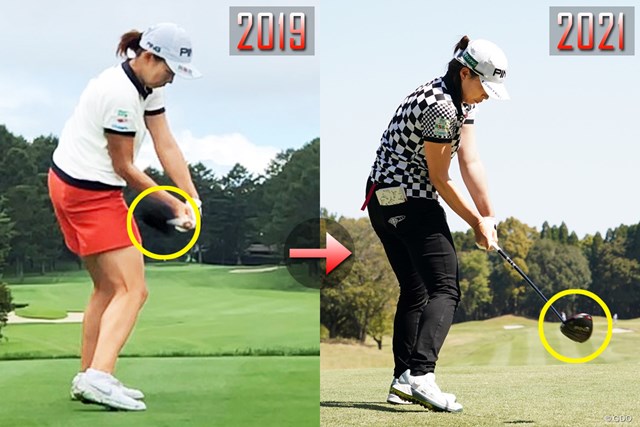 渋野日向子のスイング改造 気になる飛距離ダウンを徹底分析 Topics ゴルフトピック Gdo