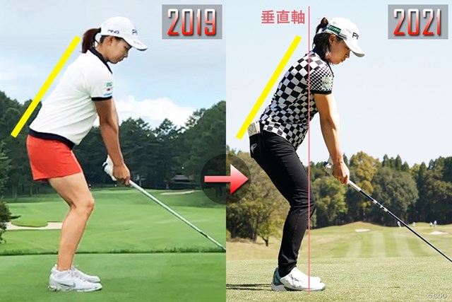 渋野日向子のスイング改造 気になる飛距離ダウンを徹底分析 Topics ゴルフトピック Gdo