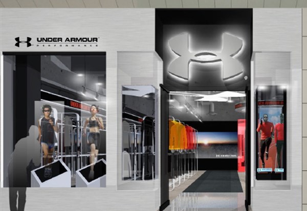 『UNDER ARMOUR CLUB HOUSE 天王洲』正面玄関イメージ