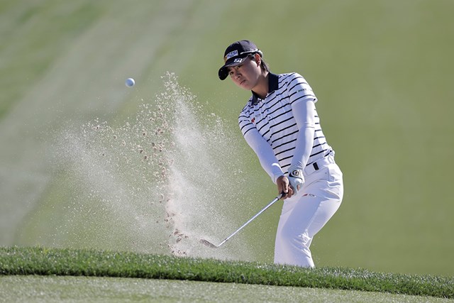 2021年 ANAインスピレーション 初日 笹生優花 笹生優花が日本勢最上位の3打差8位で発進した(Michael Owens/Getty Images)