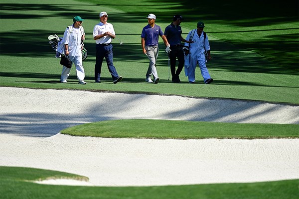 2021年 マスターズ 事前 フレッド・カプルス カプルスは5日、シャウフェレと練習ラウンド（提供：（提供：Augusta National Golf Club）