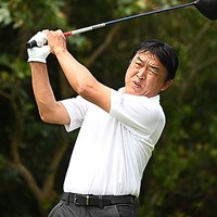 羽川豊が開幕戦首位発進を決めた（提供：日本プロゴルフ協会） 2021年 金秀シニア 沖縄オープンゴルフトーナメント  初日 羽川豊