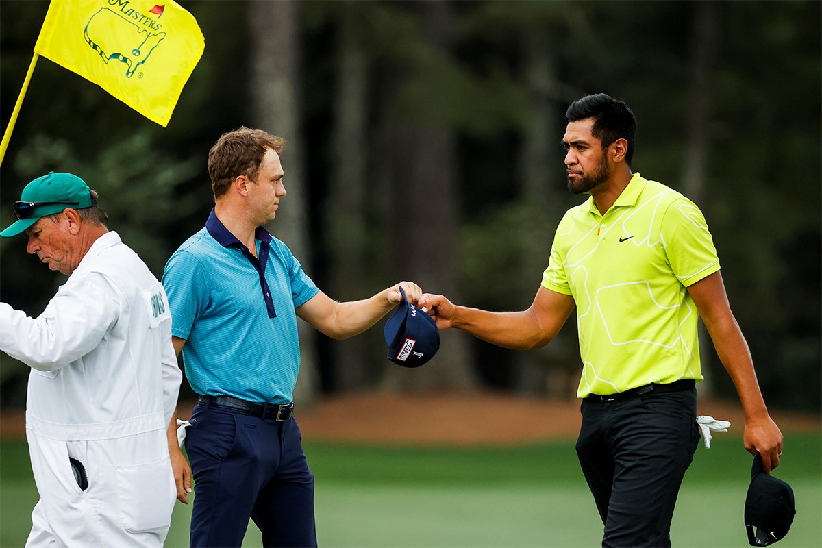 2021年 マスターズ 2日目 トニー・フィナウ ジャスティン・トーマス
