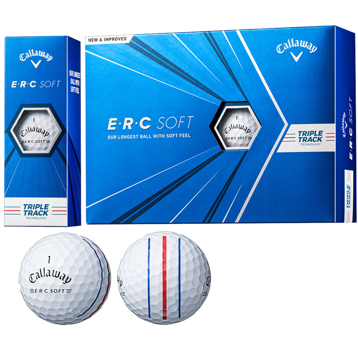 2019年モデル Callaway ERC SOFT 3本線　イエロー2ダースその他