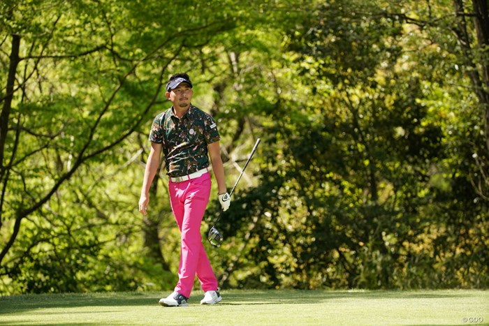ピンクのパンツが良く似合ってる 2021年 関西オープンゴルフ選手権競技 事前 中里光之介