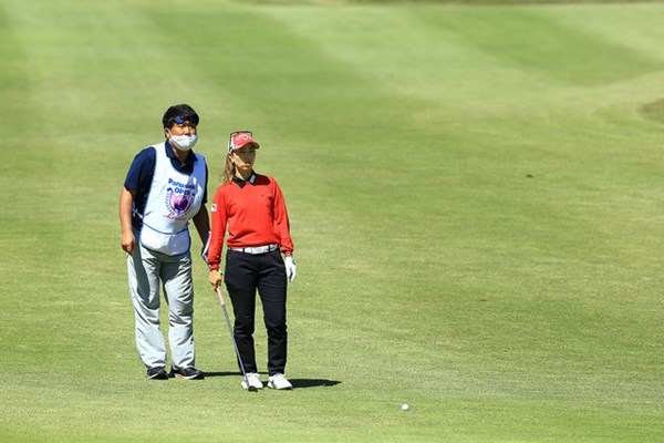 2021年 パナソニックオープンレディースゴルフトーナメント 3日目 上田桃子 最終日も1ショット、1ショット丁寧に風を読み切った