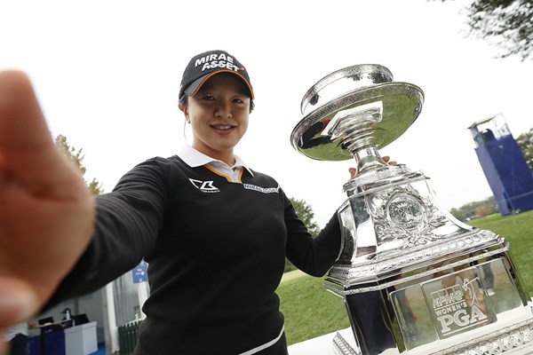 2020年 KPMG全米女子プロゴルフ選手権 4日目 キム・セヨン 前年大会を制したキム・セヨン(Patrick Smith/Getty Images)