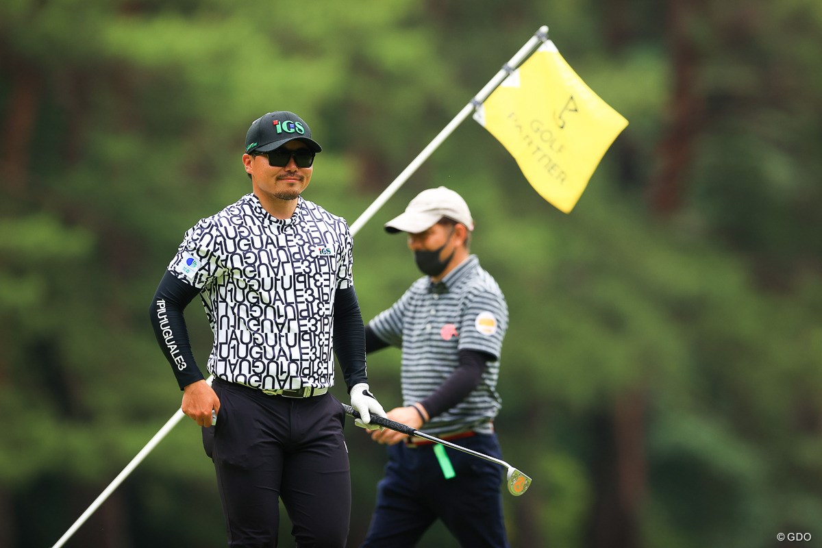2021年 ゴルフパートナー PRO-AMトーナメント 初日 梅山知宏