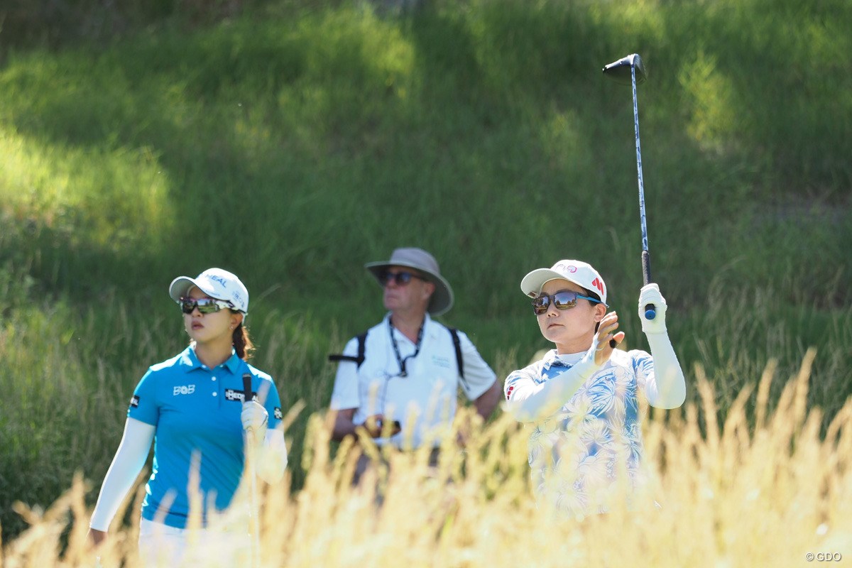 2021年 バンク・オブ・ホープLPGAマッチプレー 初日 上原彩子