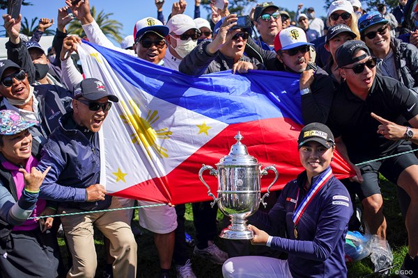 2021年 全米女子オープン 最終日 笹生優花 日本とフィリピン、笹生優花は2つの国に初めて「全米女子オープン」のタイトルをもたらした