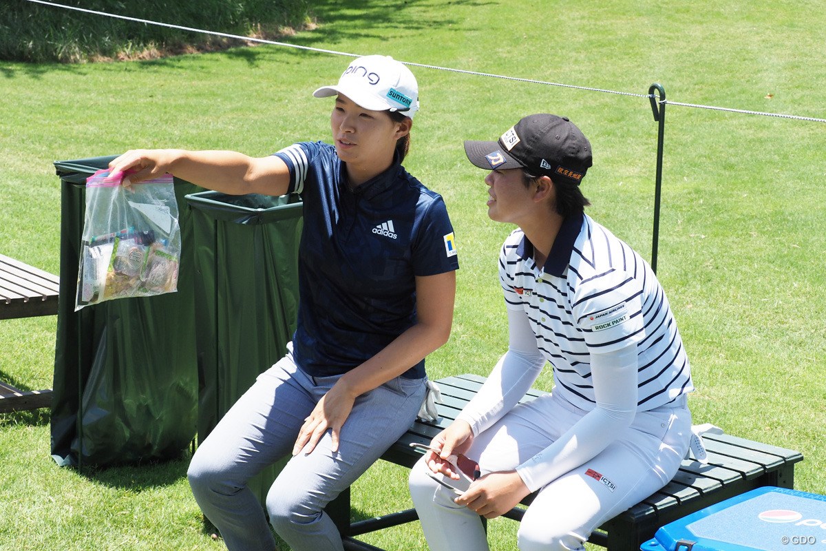 2021年 KPMG全米女子プロゴルフ選手権 事前 渋野日向子と笹生優花