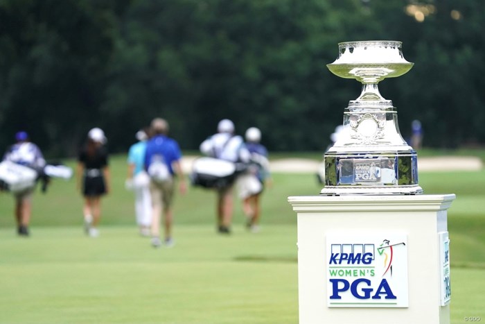 今年のメジャー第3戦が始まった 2021年 KPMG全米女子プロゴルフ選手権 初日 優勝カップ
