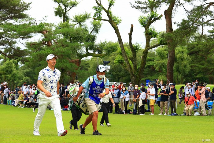 笑顔でスタート 2021年 日本プロゴルフ選手権大会 3日目 石川遼
