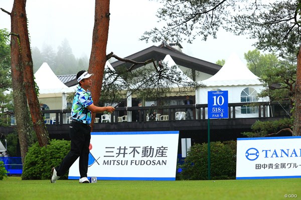 2021年 日本プロゴルフ選手権大会 最終日 池田勇太 hole10 par5 518yards tee shot