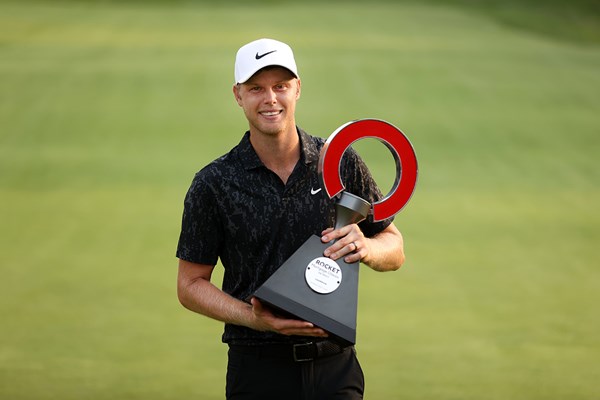 初優勝を遂げたキャメロン・デービス(Gregory Shamus/Getty Images)