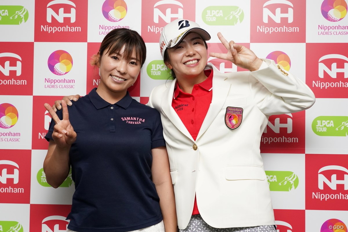 2021年 ニッポンハムレディスクラシック  最終日 堀琴音 堀奈津佳