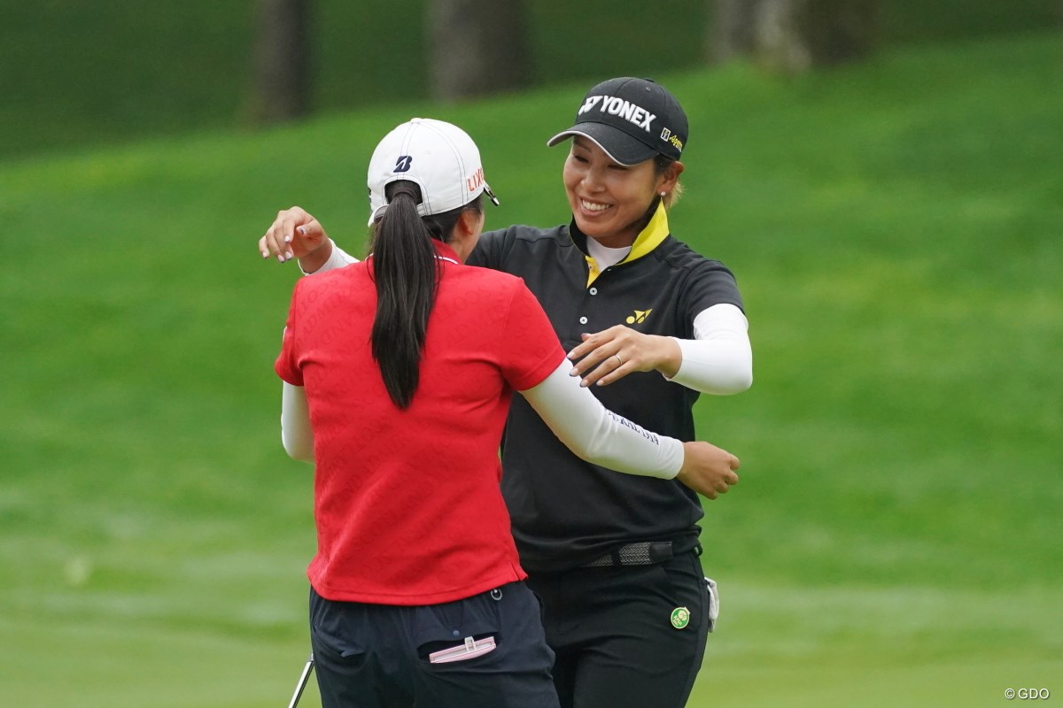 2021年 ニッポンハムレディスクラシック 最終日 若林舞衣子と堀琴音