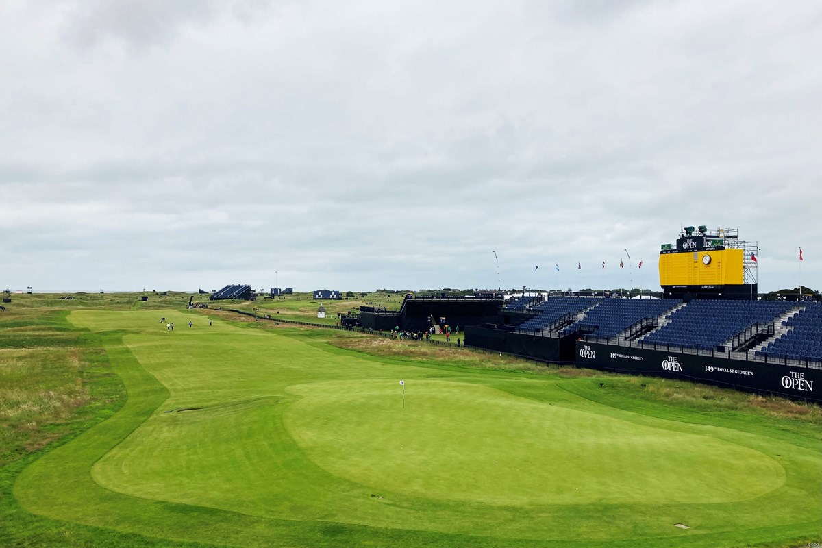 2021年 全英オープン 事前 ロイヤルセントジョージズGC 18番ホール