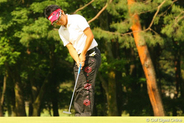 2010年 ダイヤモンドカップゴルフ 2日目 浅地洋祐 石川遼も認めるショートゲームの上手さで2位タイに浮上した17歳の浅地洋祐