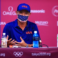 世界ランク3位のコリン・モリカワ。マスクは星条旗です 2021年 東京五輪 事前 コリン・モリカワ