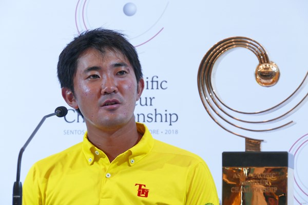 2018年 アジアパシフィックアマチュアゴルフ選手権 最終日 金谷拓実 2018年大会を制したのは金谷拓実