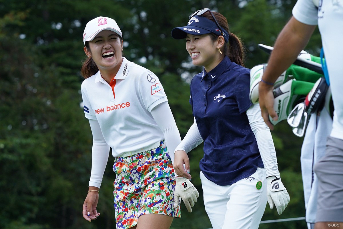 2021年 NEC軽井沢72ゴルフトーナメント 事前 稲見萌寧 西村優菜