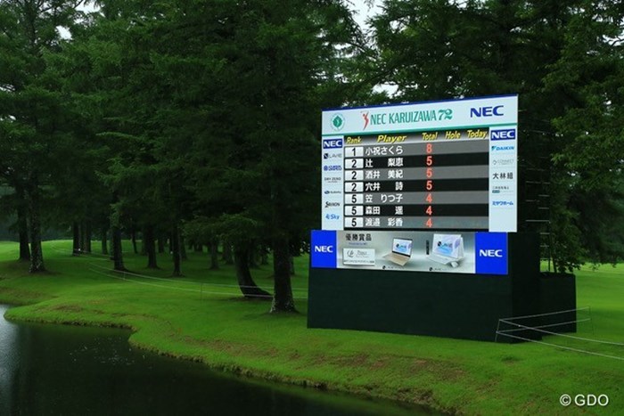 最終ラウンドは9ホールの決戦に 2021年 NEC軽井沢72ゴルフトーナメント 3日目 リーダーボード