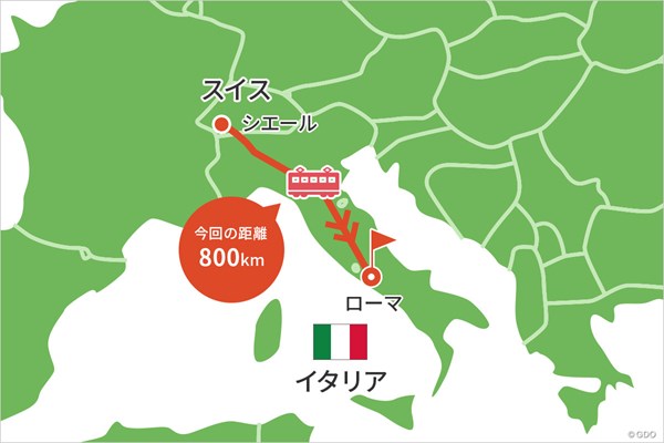 2021年 イタリアオープン 事前 川村昌弘マップ スイスからは南下してイタリアへ