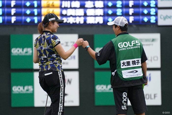 単独トップに躍り出る 2021年 ゴルフ5レディス プロゴルフトーナメント 初日 大里桃子