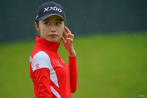 2021年 日本女子プロゴルフ選手権大会コニカミノルタ杯 初日 安田祐香 久々の好スタートにカメラマン達も鼻息荒めです。