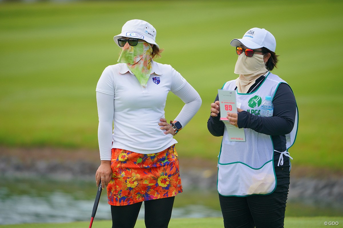 2021年 日本女子プロゴルフ選手権大会コニカミノルタ杯 2日目 大城さつき