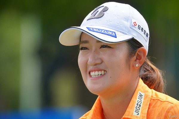 2021年 日本女子プロゴルフ選手権大会コニカミノルタ杯 2日目 稲見萌寧 笑顔の裏にはツラさがある？