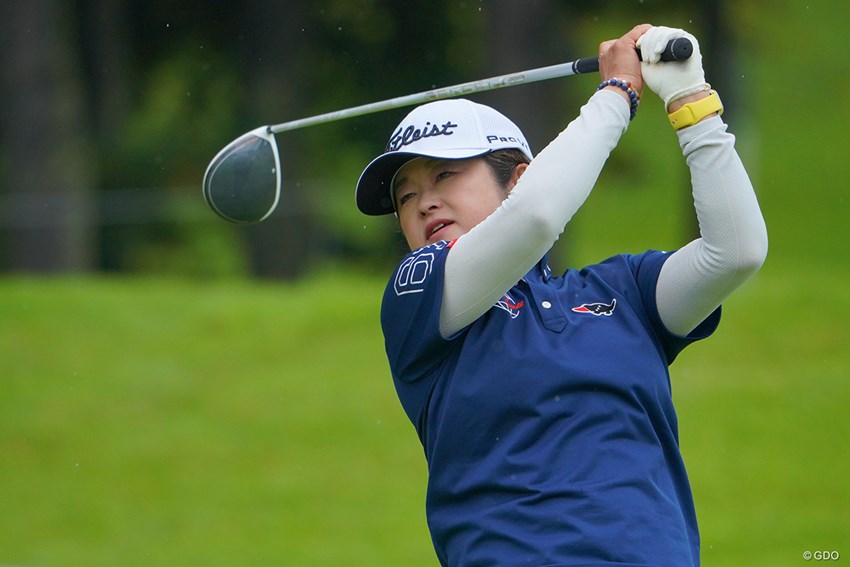 歴代優勝者の原田香里が10年ぶりにレギュラー参戦 21年 日本女子プロゴルフ選手権大会コニカミノルタ杯 2日目 原田香里 フォトギャラリー Gdo