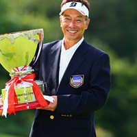 井戸木鴻樹が勝負強さを見せた。ツアー3勝目をあげた（※日本プロゴルフ協会提供） 2021年 コマツオープン2021 最終日 井戸木鴻樹