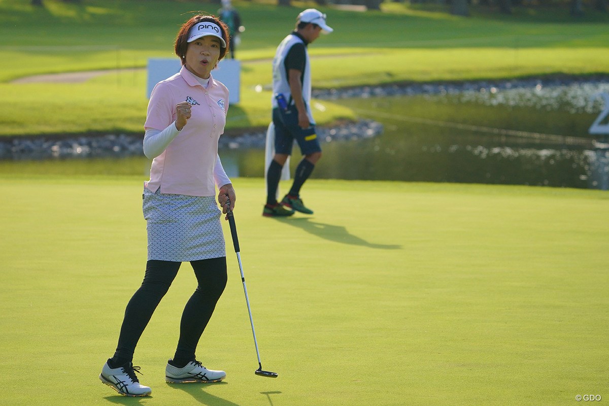 2021年 日本女子プロゴルフ選手権大会コニカミノルタ杯 3日目 大山志保
