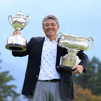 手嶋多一が「日本一」2冠を達成（提供：日本ゴルフ協会） 2021年 日本シニアオープンゴルフ選手権競技 4日目 手嶋多一