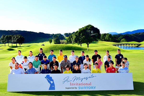 2021年 宮里藍 「第2回宮里藍インビテーショナル supported by SUNTORY」に参加したジュニアゴルファー（提供：エム・プロジェクト）