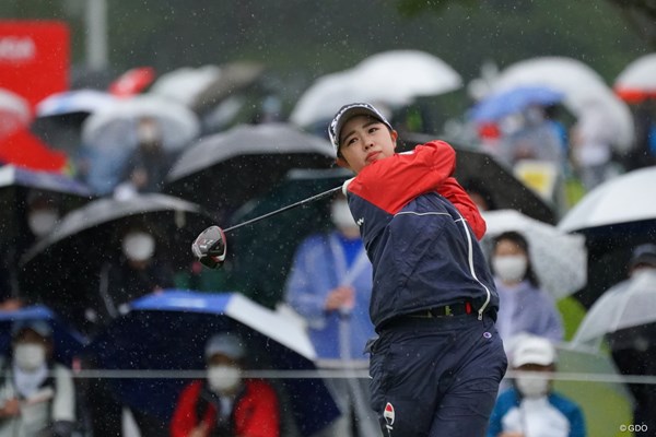 2021年 日本女子オープンゴルフ選手権 2日目 山下美夢有 セカンドショットは打てたのかな