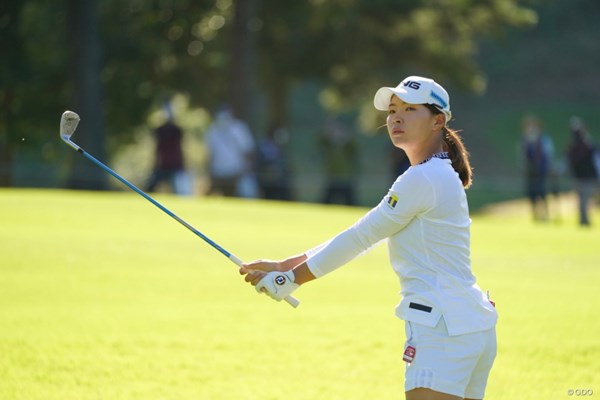 2021年 日本女子オープンゴルフ選手権 2日目 渋野日向子 ルーティーンのようです