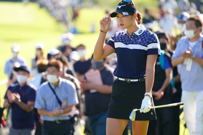 上手くリカバリー 2021年 日本女子オープンゴルフ選手権 3日目 原英莉花