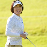 もしかして今大会最年長ですか？キャディさんも最年長らしい 2021年 日本女子オープンゴルフ選手権 最終日 大山志保