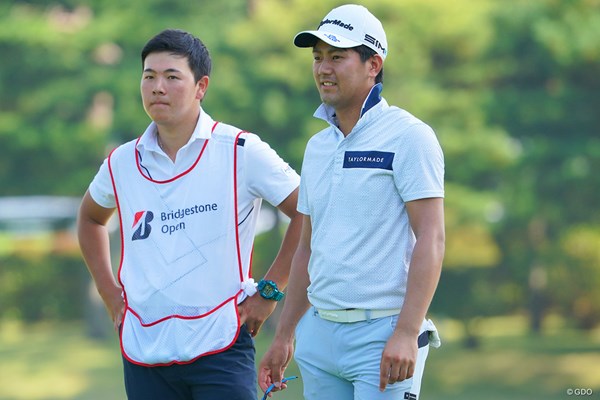 2021年 ブリヂストンオープンゴルフトーナメント 2日目 石坂友宏 9月にギックリ腰を発症した石坂友宏。「ショットがしんどいけど、8割くらいで振れるようになってきた」