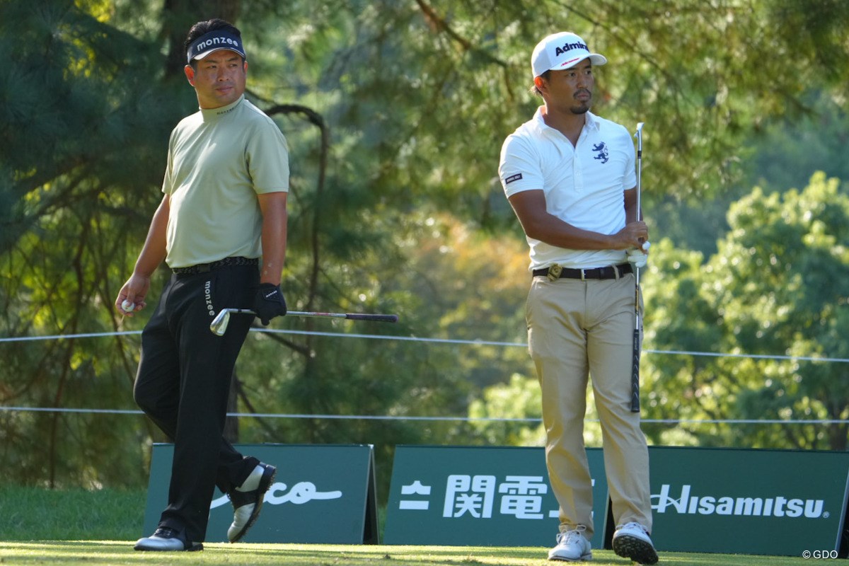 2021年 日本オープンゴルフ選手権競技 2日目 池田勇太と小平智