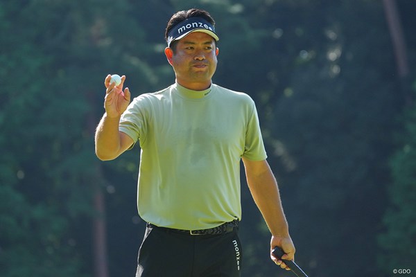 2021年 日本オープンゴルフ選手権競技 2日目 池田勇太 ギャラリーの拍手でテンションもアップ。池田勇太が大会3勝目を狙う