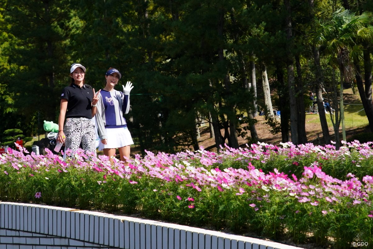 2021年 NOBUTA GROUP マスターズGCレディース 3日目 キム・ハヌル 原英莉花