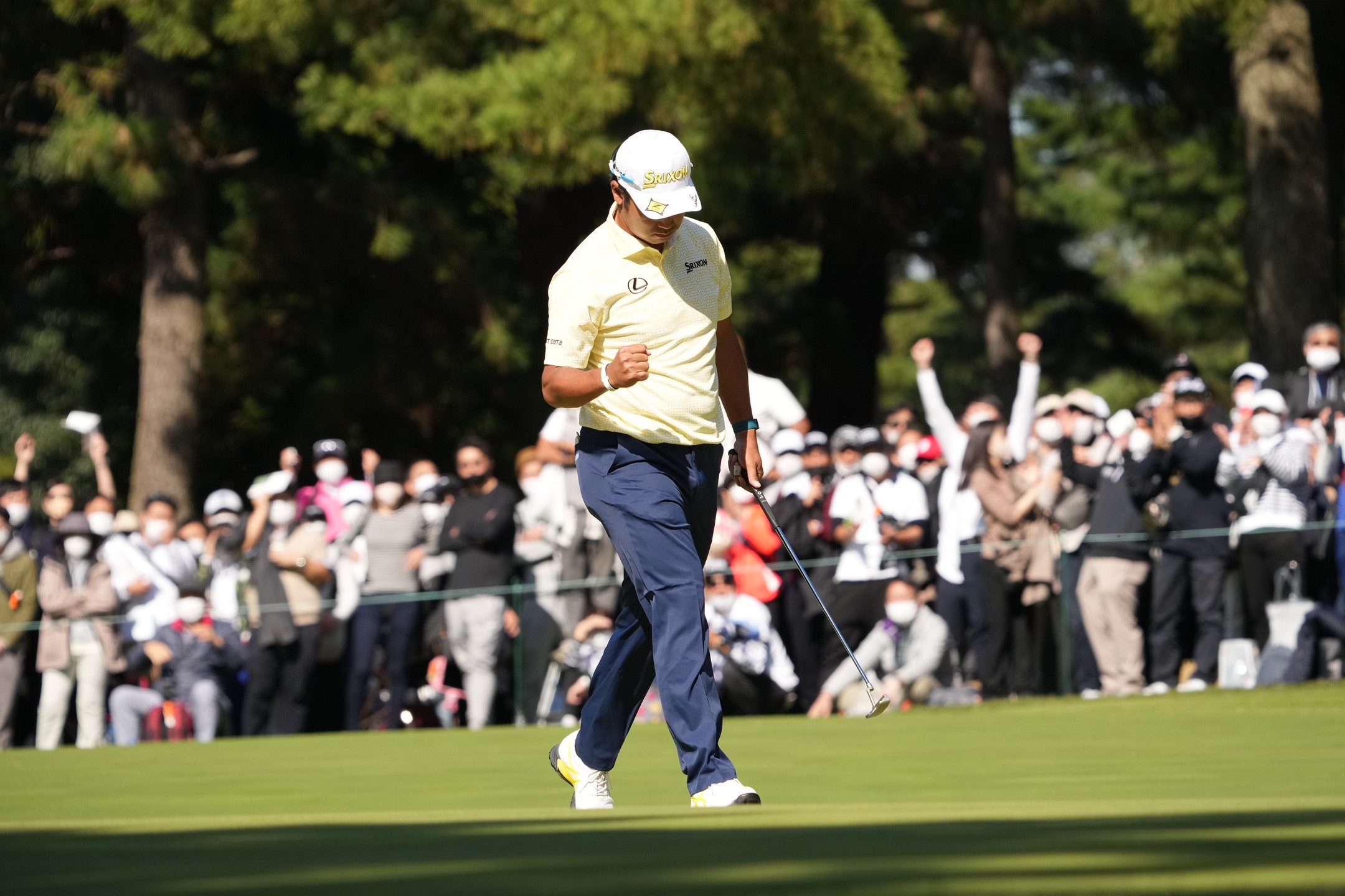 “スペア”のパターで「いいフィーリング」 松山英樹の母国Vセッティング