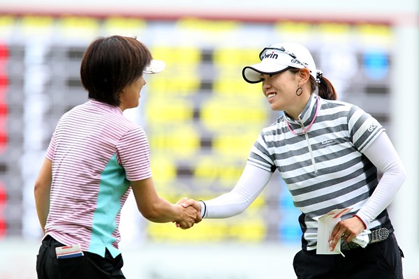 ニチレイレディス初日 竹末裕美 大場美智恵