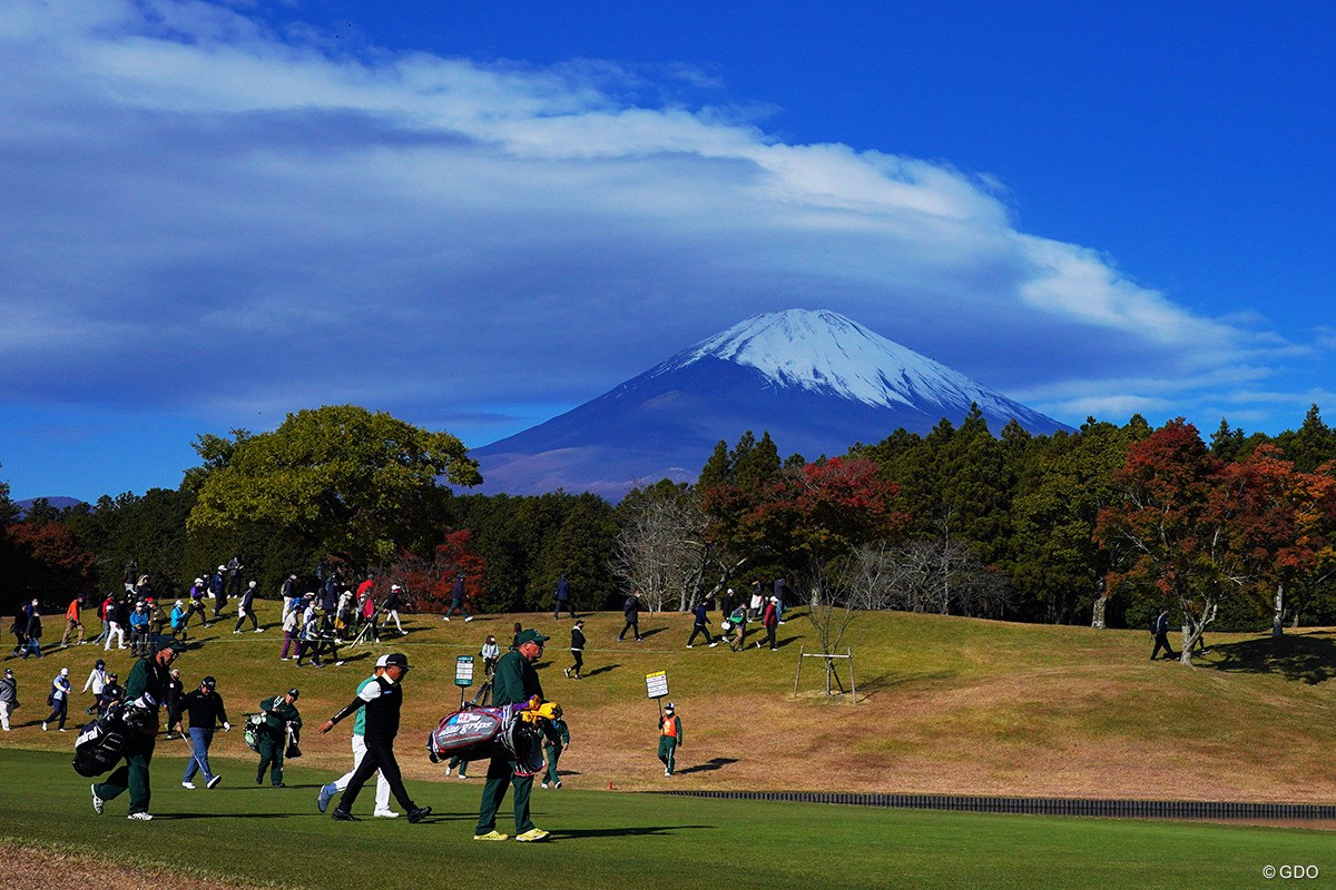 2021年 三井住友VISA太平洋マスターズ 最終日 富士山
