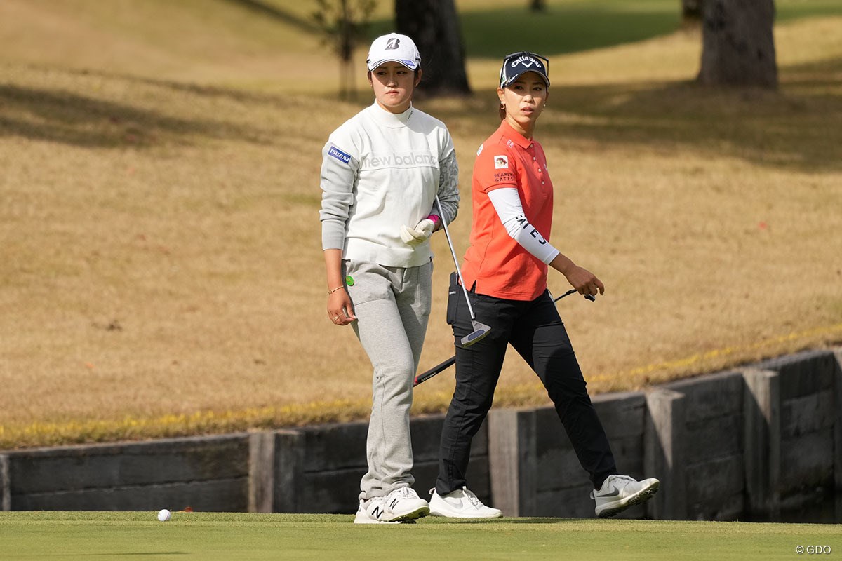 2021年 伊藤園レディスゴルフトーナメント 最終日 稲見萌寧 上田桃子